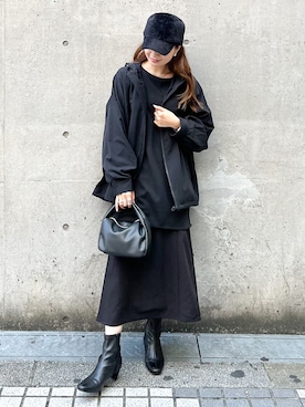 「LOGOS（ロゴス）のアイテム（ジャケット/アウター）」を使った、MAMIさん（レディース・156cm）の秋コーディネート
