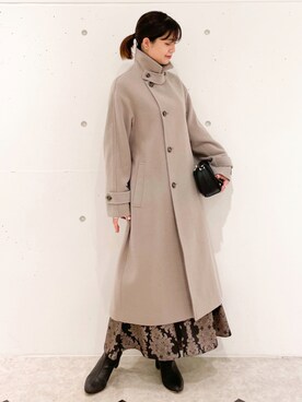 「秋トレンド2021」｜「アイテム（その他アウター）」を使った、MAMIさん（レディース・156cm）の秋コーディネート