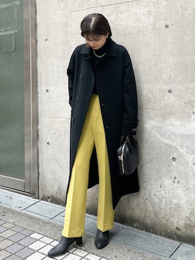 「秋トレンド2021」｜「アイテム（その他アウター）」を使った、MAMIさん（レディース・156cm）の秋コーディネート