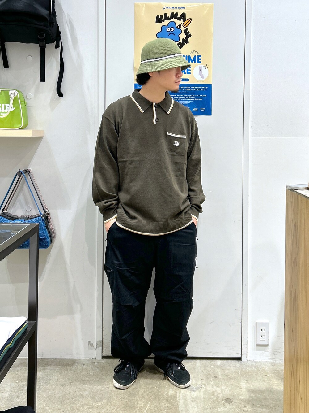 大人気 XLARGE OLD ENGLISH KNIT POLO SHIRT 襟がPOINT org.jpg
