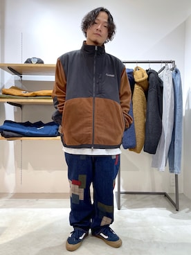 「アイテム（デニムパンツ、その他）」を使った、目黒 健伸さん（メンズ・170cm）の冬コーディネート