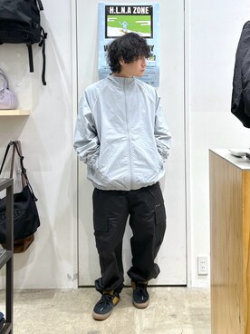 「XLARGE（エクストララージ）のアイテム（ナイロンジャケット）」を使った、目黒 健伸さん（メンズ・170cm）の秋コーディネート