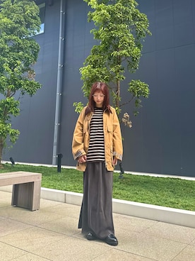 「URBAN RESEARCH（アーバンリサーチ）の『別注』Barbour / URBAN RESEARCH　BEDALE（テーラードジャケット、ベージュ系）」を使った、suzukoさん（レディース・152cm）の秋コーディネート