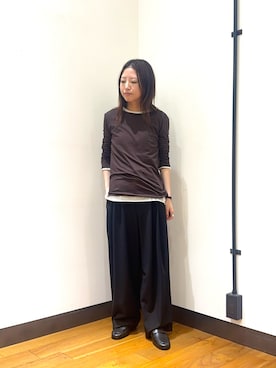 「URBAN RESEARCH（アーバンリサーチ）のアイテム（ローファー）」を使った、suzukoさん（レディース・152cm）の夏コーディネート