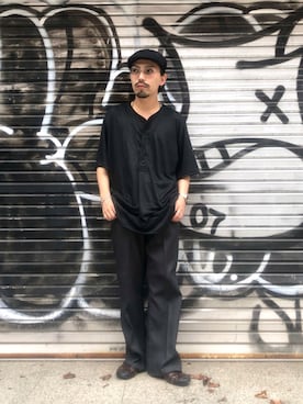 「HAVERSACK（ハバーザック）のアイテム」を使った、Masakiさん（メンズ・163cm）の夏コーディネート