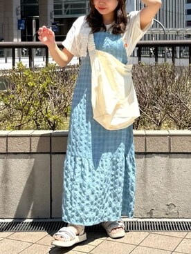 「RAY CASSIN（レイカズン）のアイテム（その他）」を使った、Raycassin_officialさん（レディース・155cm）の春コーディネート