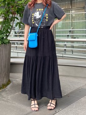 「RAY CASSIN（レイカズン）のアイテム（その他）」を使った、Raycassin_officialさん（レディース・155cm）の夏コーディネート