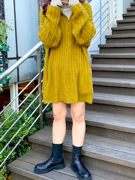 「服とコスメでなりたい自分に」｜Raycassin_officialさん（レディース・155cm）の冬コーディネート