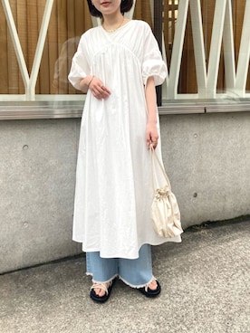 「ごきげんウィーク」｜「アイテム（ワンピース/ドレス）」を使った、Raycassin_officialさん（レディース・155cm）の春コーディネート