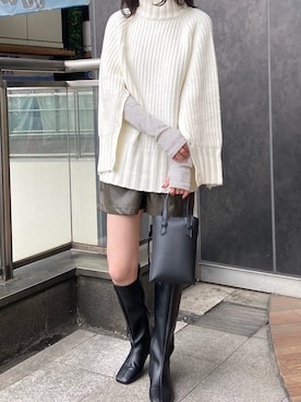 「Ray Cassin」｜「アイテム（その他）」を使った、Raycassin_officialさん（レディース・155cm）の冬コーディネート