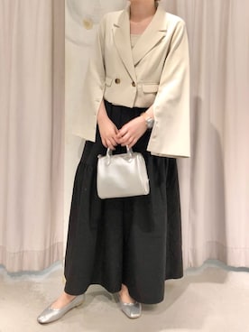 「アイテム（その他、シルバー系）」を使った、Raycassin_officialさん（レディース・155cm）の春コーディネート