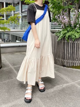 「RAY CASSIN（レイカズン）のアイテム（その他）」を使った、Raycassin_officialさん（レディース・155cm）の夏コーディネート