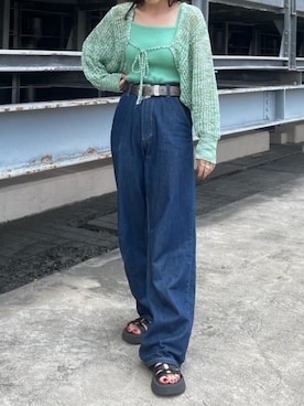 「アツいコーデ全部見せ」｜Raycassin_officialさん（レディース・155cm）の夏コーディネート