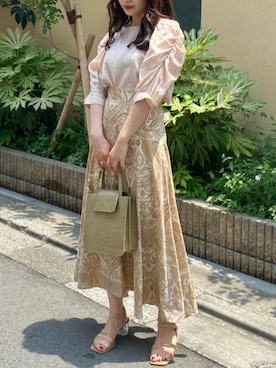 「パワショル」｜Raycassin_officialさん（レディース・158cm）の夏コーディネート