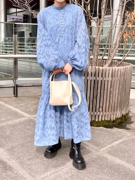 「春服デビュー宣言」｜「アイテム（ワンピース/ドレス）」を使った、Raycassin_officialさん（レディース・155cm）の春コーディネート