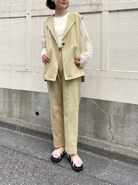 「Ray Cassin」｜「アイテム（ジャケット/アウター）」を使った、Raycassin_officialさん（レディース・164cm）の春コーディネート