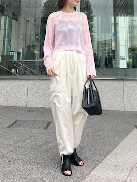 「RAY CASSIN（レイカズン）のアイテム（アクセサリー）」を使った、Raycassin_officialさん（レディース・155cm）の春コーディネート