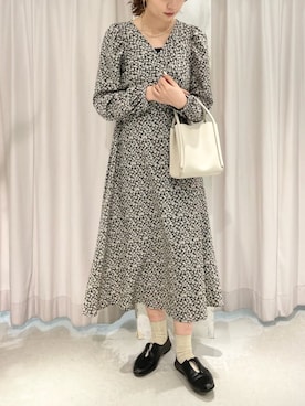 「RAY CASSIN（レイカズン）のアイテム（ワンピース/ドレス）」を使った、Raycassin_officialさん（レディース・155cm）の春コーディネート