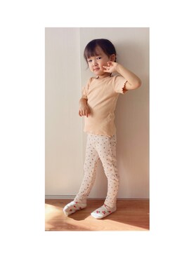 「SHOO・LA・RUE（シューラルー）のアイテム」を使った、SHeさん（キッズ・90cm）の秋コーディネート