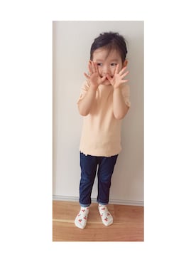 無印良品 ムジルシリョウヒン のデニムパンツを使ったキッズ人気ファッションコーディネート Wear