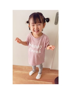 「SHOO・LA・RUE（シューラルー）のアイテム」を使った、SHeさん（キッズ・90cm）の秋コーディネート