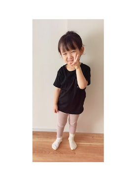 「SHOO・LA・RUE（シューラルー）のアイテム」を使った、SHeさん（キッズ・90cm）の秋コーディネート