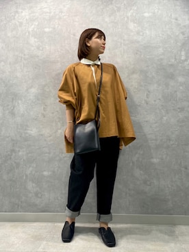 「ミニショルダー」｜「アイテム（スリッポン）」を使った、chinamioyamaさん（レディース・150cm）の夏コーディネート