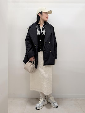 「アイテム（ダウンジャケット/コート）」を使った、あんずさん（レディース・167cm・40代）の秋コーディネート