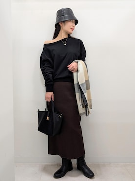 あんずさん（レディース・167cm）の冬コーディネート