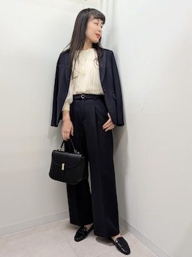 「TEMPERATE（テンパレイト）のアイテム」を使った、あんずさん（レディース・167cm）の冬コーディネート