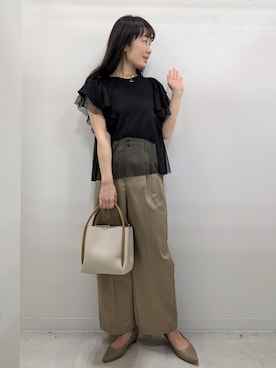 「パンツスタイル」｜あんずさん（レディース・167cm・40代）の夏コーディネート