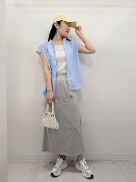 「アイテム（キャミソール）」を使った、あんずさん（レディース・167cm・40代）の夏コーディネート