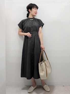「アイテム（パンプス）」を使った、あんずさん（レディース・167cm・40代）の夏コーディネート