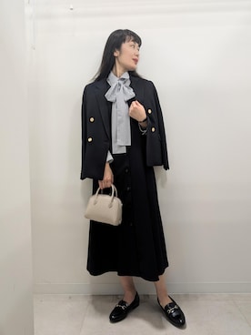 「アイテム（ワンピース/ドレス）」を使った、あんずさん（レディース・167cm・40代）の秋コーディネート