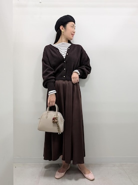 「アイテム（キーホルダー）」を使った、あんずさん（レディース・167cm・40代）の秋コーディネート