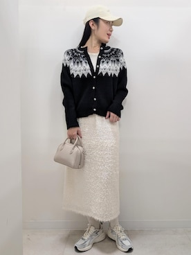 「アイテム（スカート）」を使った、あんずさん（レディース・167cm・40代）の秋コーディネート