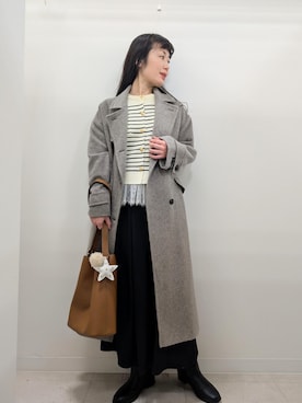 「アイテム（キーホルダー）」を使った、あんずさん（レディース・167cm・40代）の冬コーディネート