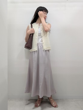 「ROPE' PICNIC（ロペピクニック）のアイテム」を使った、あんずさん（レディース・167cm・40代）の夏コーディネート