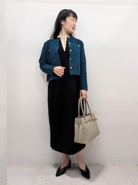 「アイテム（パンプス）」を使った、あんずさん（レディース・167cm・40代）の秋コーディネート