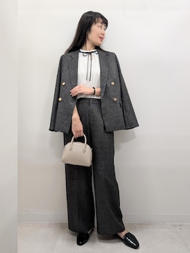 「お仕事コーデ」｜あんずさん（レディース・167cm）の秋コーディネート