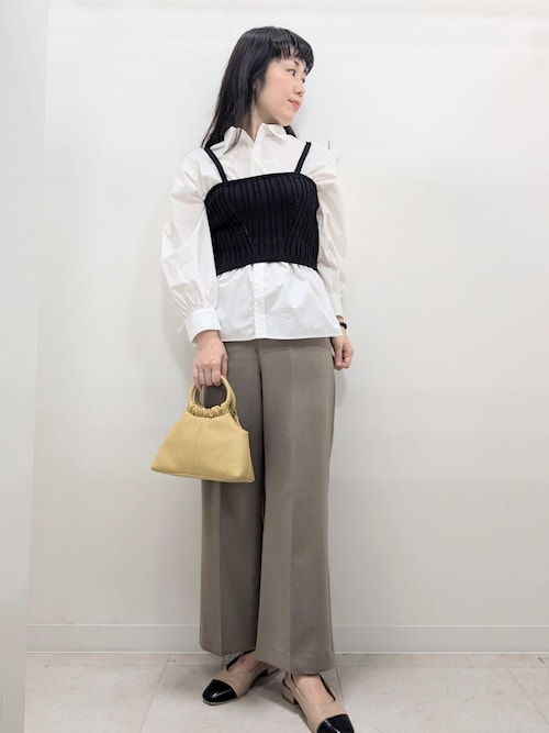 セール】ラメ畔ニットビスチェ（ベスト）｜ROPE' PICNIC（ロペ