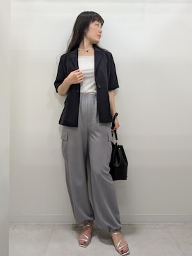 「ROPE' PICNIC（ロペピクニック）のアイテム」を使った、あんずさん（レディース・167cm・40代）の夏コーディネート