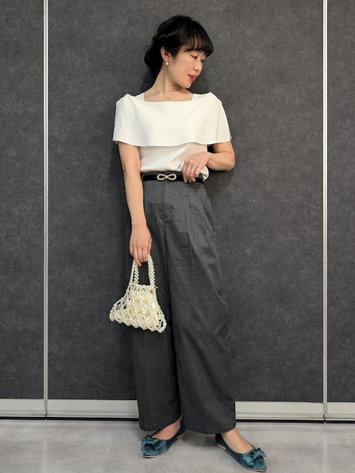 セール】【UVカット・接触冷感】タックチノワイドパンツ（チノパンツ