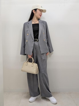 「Champion（チャンピオン）のアイテム（帽子）」を使った、あんずさん（レディース・167cm）の春コーディネート