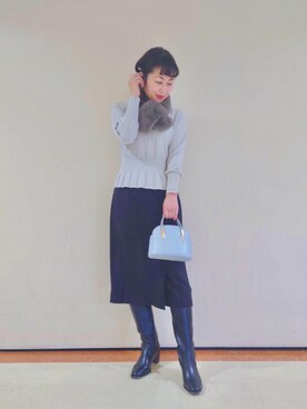 あんずさん(レディース・167cm)の冬コーディネート