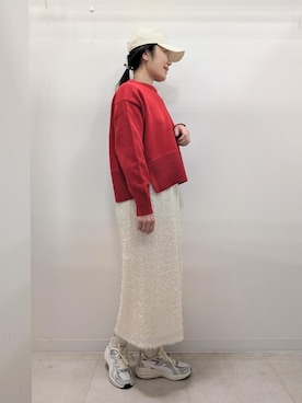 「アイテム（スカート）」を使った、あんずさん（レディース・167cm・40代）の秋コーディネート