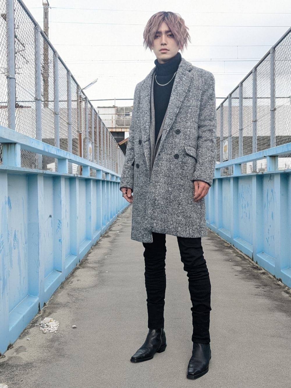 SAINT LAURENT PARISのチェスターコートを使った人気