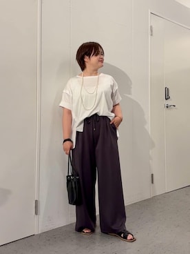 「アイテム（トートバッグ）」を使った、takayui_314さん（レディース・149cm）の夏コーディネート