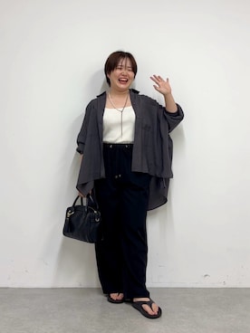 「アイテム（キャミソール）」を使った、takayui_314さん（レディース・149cm）の夏コーディネート