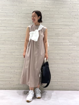 「アイテム（ワンピース/ドレス）」を使った、undkyokoさん（レディース・158cm・40代）の夏コーディネート